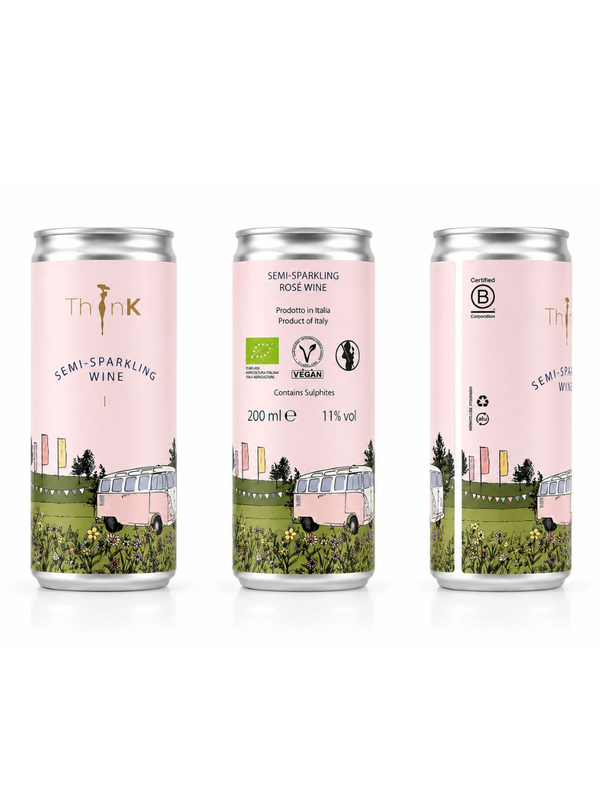 Organic Sparkling Rosé Can x 24