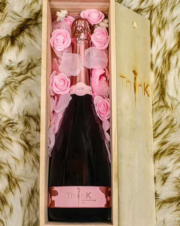 ThinK Bottle in ThinK Branded Wooden Box Valentine's Gift
